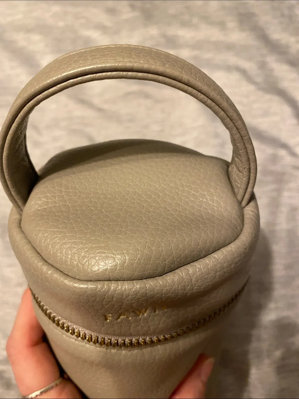 Fawn The Bottle Bag Insulated Gray Excellent Condition